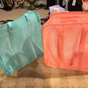 Two mesh bags